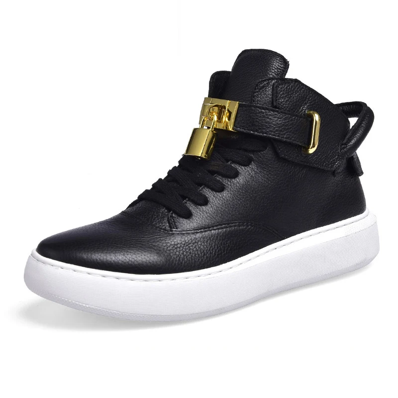 2018 новые Брендовые мужские повседневные туфли из натуральной кожи модные