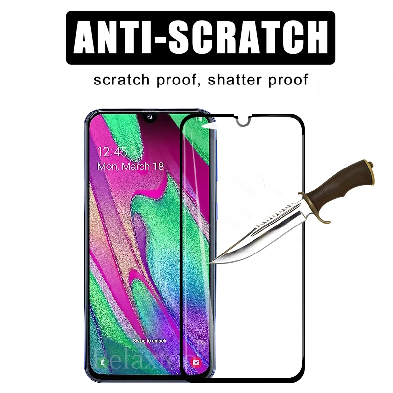 Защитное стекло для samsung a40 защитная пленка экрана galaxy a50 a70 a30 a20 a80 a90 a60 a10 из