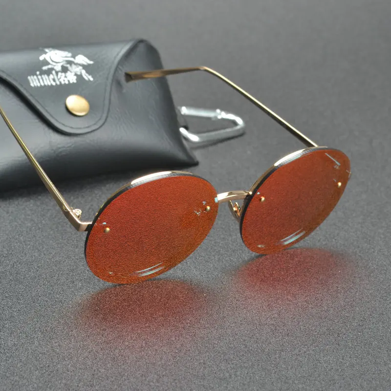 Женские винтажные зеркальные солнцезащитные очки MINCL дизайнерские брендовые