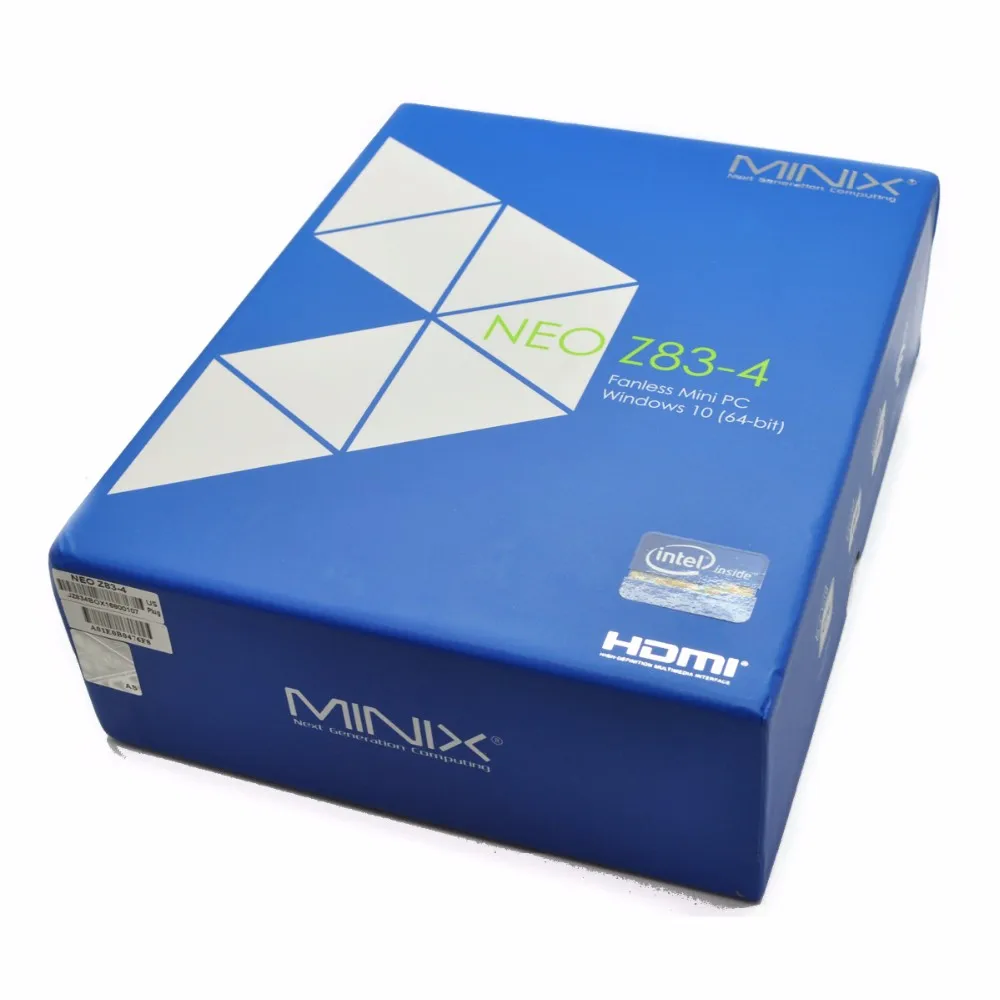 Мини ПК MINIX NEO Z83 4 Plus официальный Windows 10 безвентиляторный 4G/32G 802.11ac 2 4/5 ГГц Wi Fi