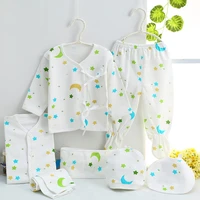 7pcsset newborn baby 0 3m clothing set jchao brand factory cheap baby boy girl clothes 100 cotton cartoon underwear