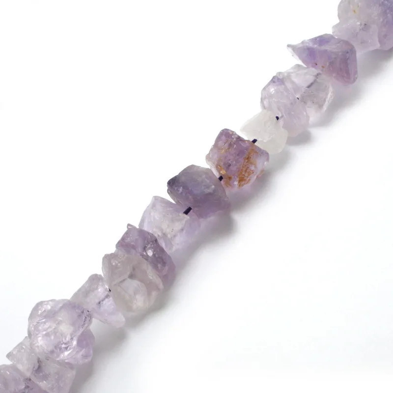 42 шт. необработанные дымчатые розовые хрустальные бусины перфорированные из