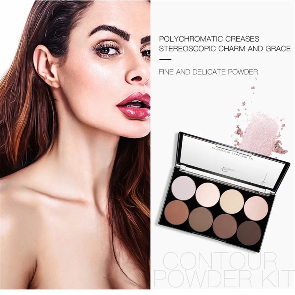 Pudaier Face highlighter пудра палитра корректирующий консилер мощность макияж 3D лицо