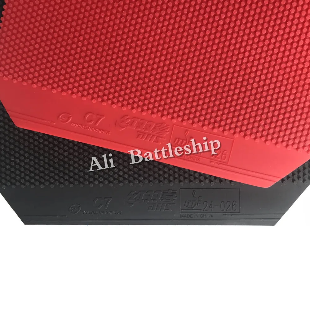 Оригинальный DHS C7 (C 7 C-7) короткий pips-выход для настольного тенниса/пинг-понга с