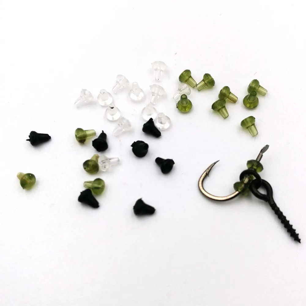 50 шт. держатель для рыболовных крючков|carp fishing|fishing rubberfishing rigs |