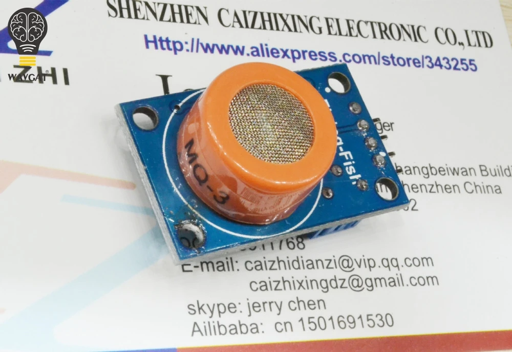 Новинка 2016 спиртовая Лампа лампочка с газом для Arduino 51|ethanol sensor|gas detectionbreath sensor |