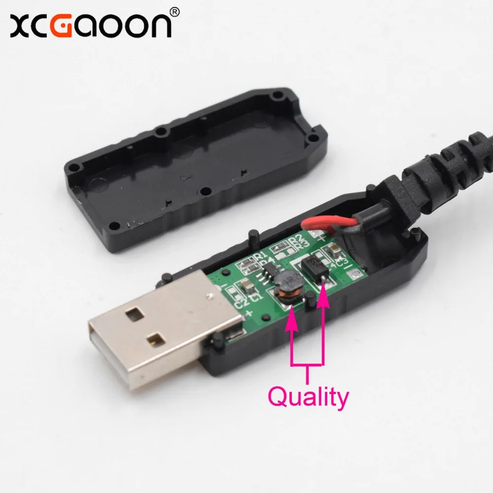 XCGaoon DC преобразователь USB вход 5V выход 12V 0.8A с диаметром 3 5 мм зарядный порт для