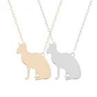 Новое модное ожерелье с кулоном в виде кошки-сфинкса, ожерелье-чокер для любимых питомцев, ожерелья для женщин и девушек, красивое рождественское Подарочное украшение