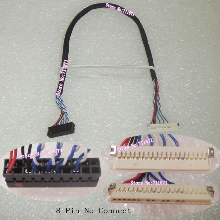 Кабель ЖК экрана LVDS 1ch 6Bit 20P DF19 D6 к 20Pin линия от 12P до 12Pin панели Панель провод|cable c|cable