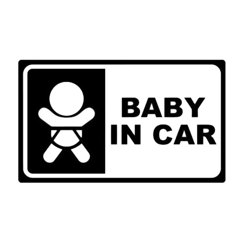 Детские автомобильные креативные предупреждающие наклейки на окна автомобиля
