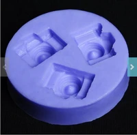 tiny 3 holes cavity camera shaped fondant mold resin mold soap silicon mold