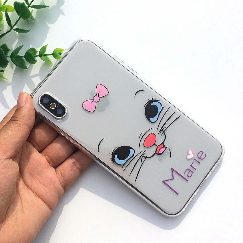 Силиконовый чехол для телефона Apple iPhone х iPhoneX случае 7 8 плюс крышка прозрачная