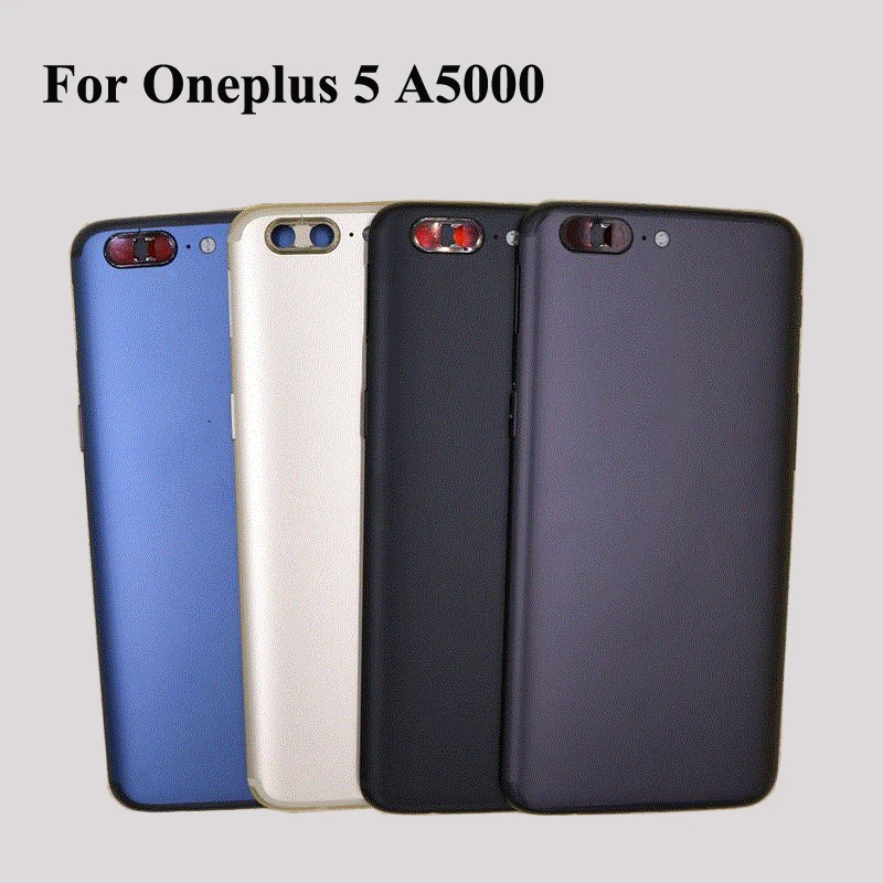 Для One Plus ONEPLUS 5 FIVE 1+ 5 металлический задний корпус крышка Замена Задняя Дверь чехол для батареи Боковая кнопка