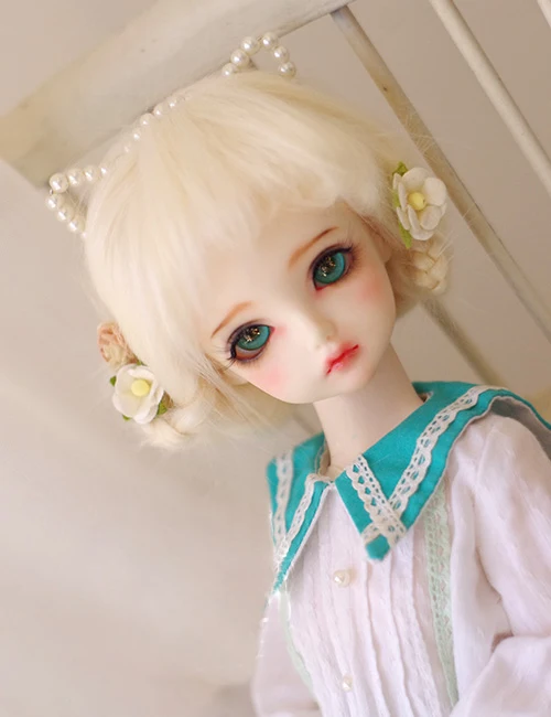 Парик из меха BJD парик бежевого длинные прямые волосы для 1/3 1/4 1/6 1/8 1/12 DD SD MDD MSD YOSD |