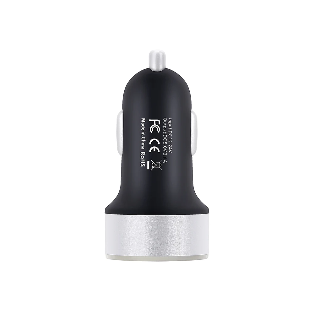 Двойной USB 12V 24V 3.1A мобильный телефон автомобиля Зарядное устройство адаптер