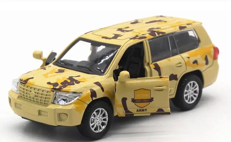 Высокая симуляция крутая дорога Ze SUV 1: 36 сплав тянуть назад модель автомобиля 2