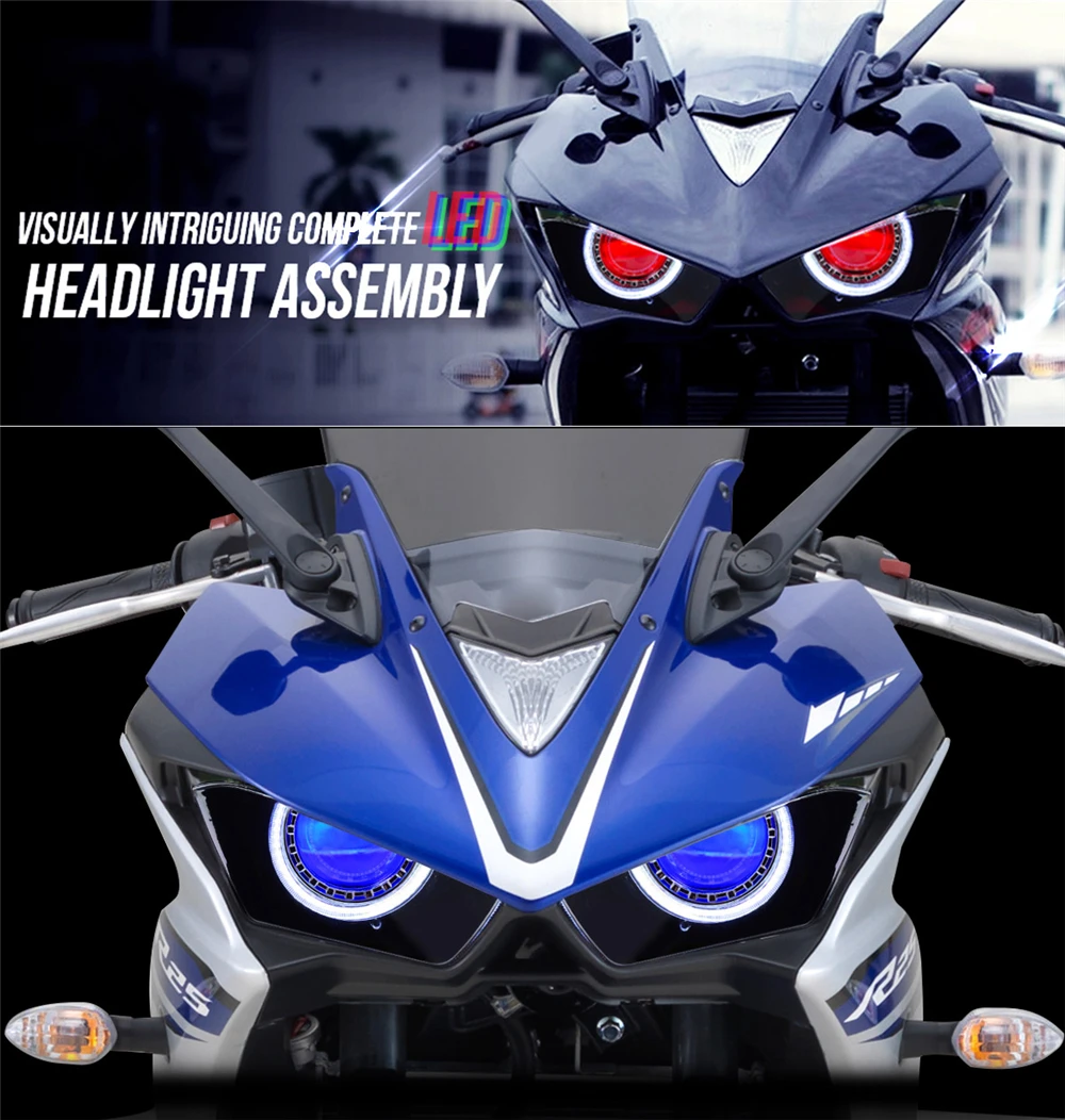 KT светодиодный фар для Yamaha R3 R25