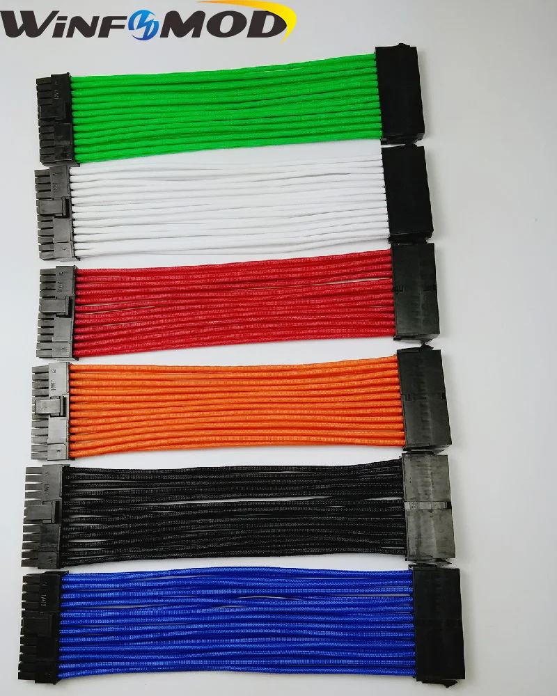 ATX МБ 24PIN гнездовой к гнезду 20 + 4P 18AWG PSU удлинитель/кабель с