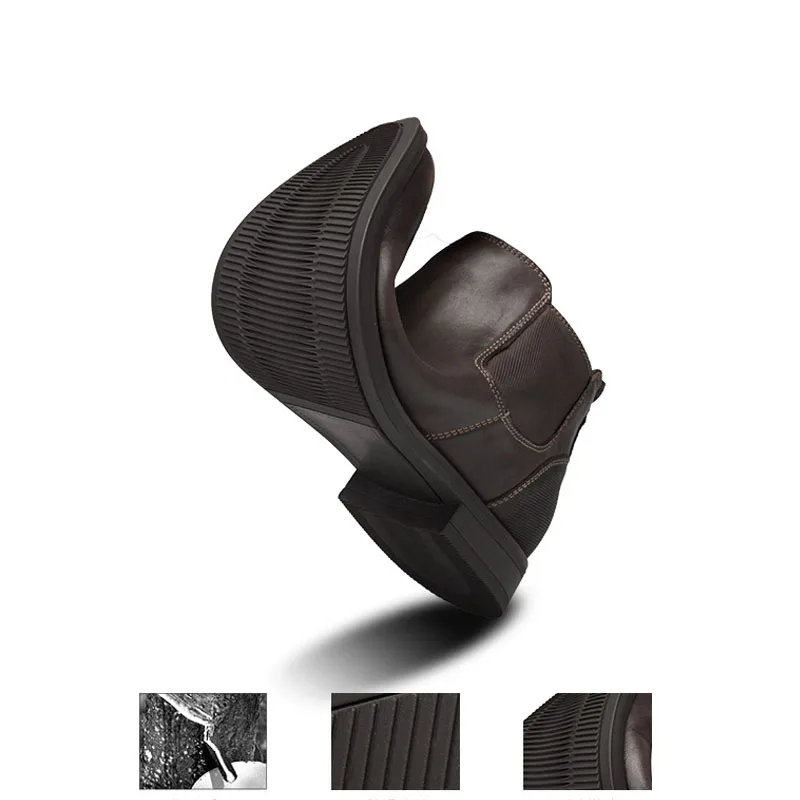 Новинка мужские ботинки SERENE из натуральной кожи Классические Мужские в