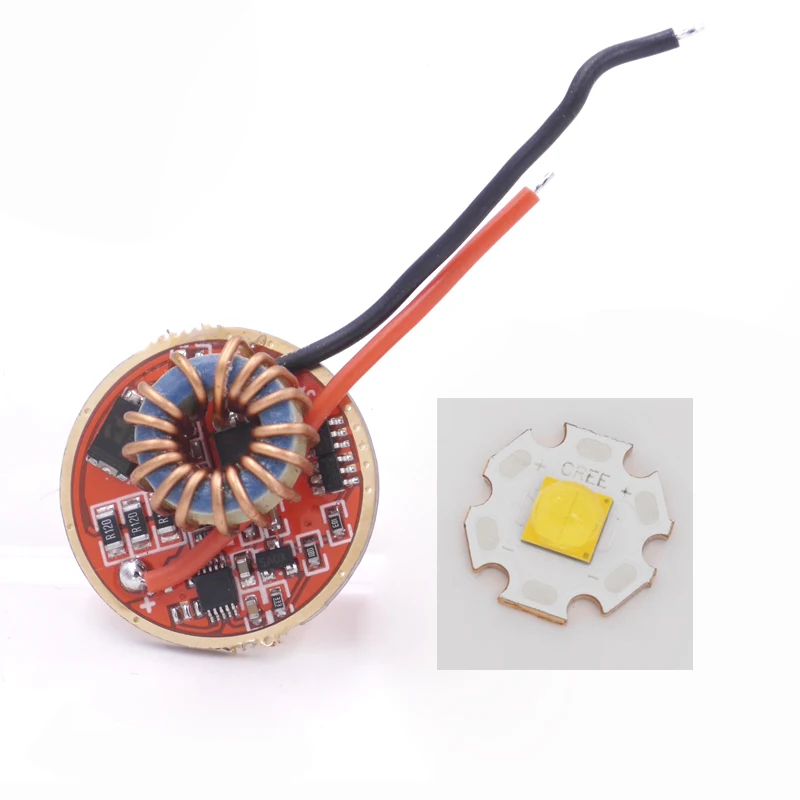 Cree XHP70.2 6V белый 6500K/теплый 3000K светодиодный излучатель с 20 мм DTP медной печатной