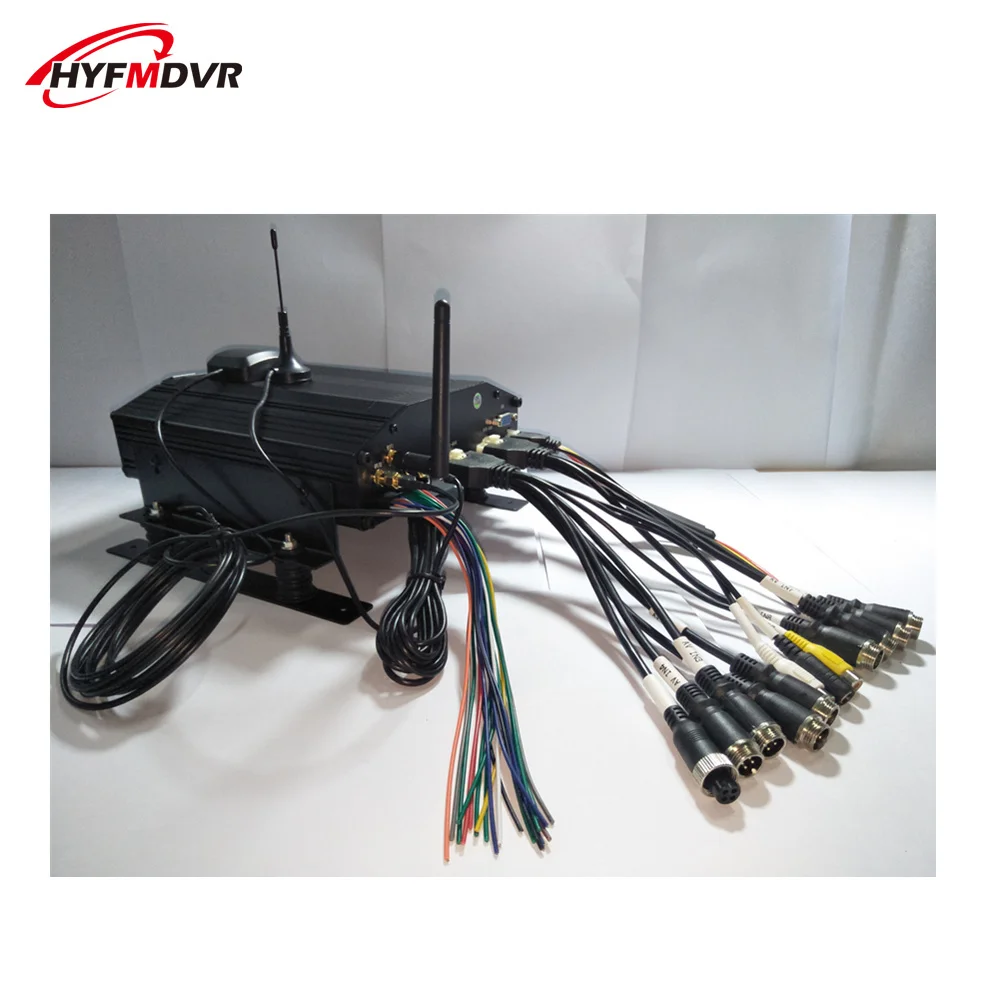 3G mdvr GPS remote positioning monitoring host 8 channel hard disk vehicle video camera short air interface WiFi mobile dvr |
