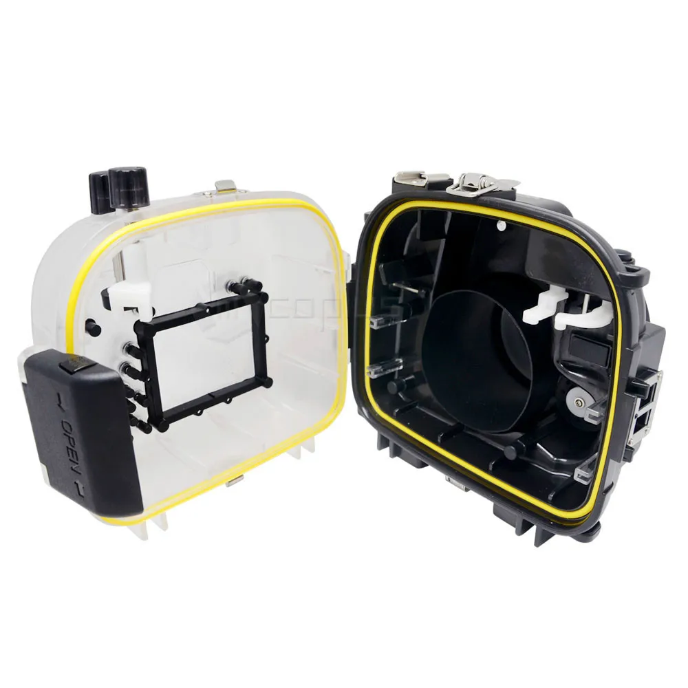 

Mcoplus 40m/130ft Underwater Waterproof Housing Case for Canon EOS 600D/Rebel T3i 55mm Lens
