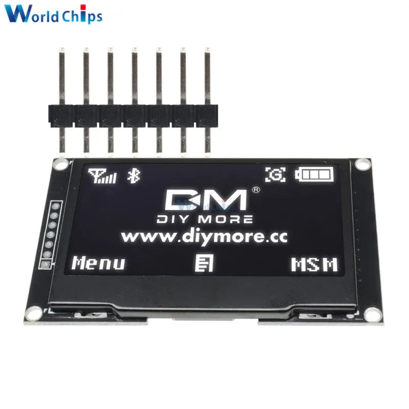 Жк дисплей 2 42 дюйма 42x64 белый для C51 STM32 SPD0301|ЖК-модули| |