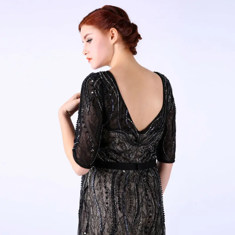 Finove Robe de soiree/Новинка 2019 года большие размеры платья для матери невесты с глубоким
