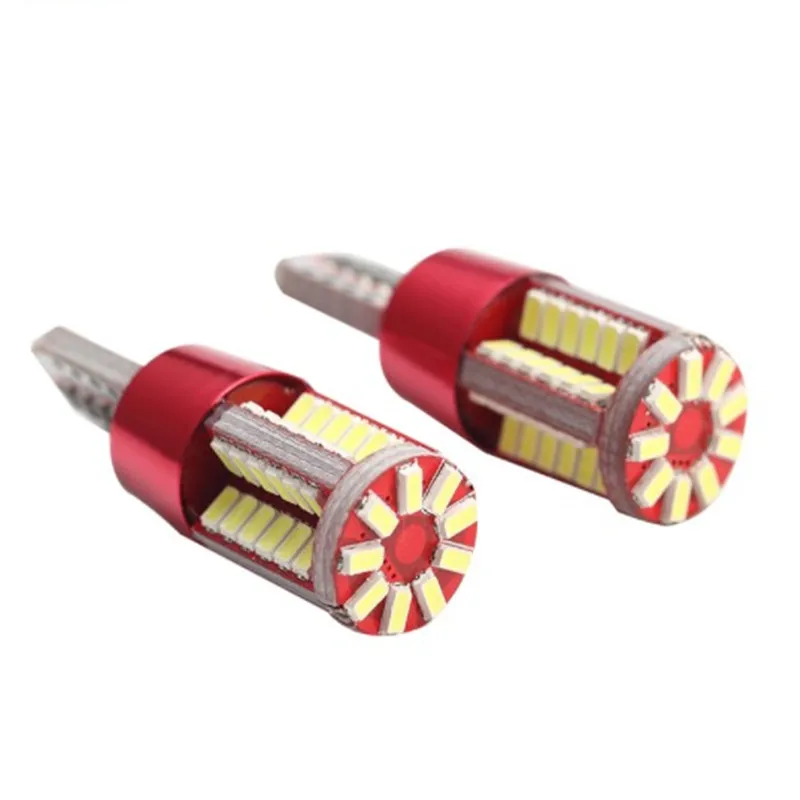 10x T10 168 192 W5W 57 SMD 3014 LED Canbus без ошибок лампа для парковки 57smd с клиновидным