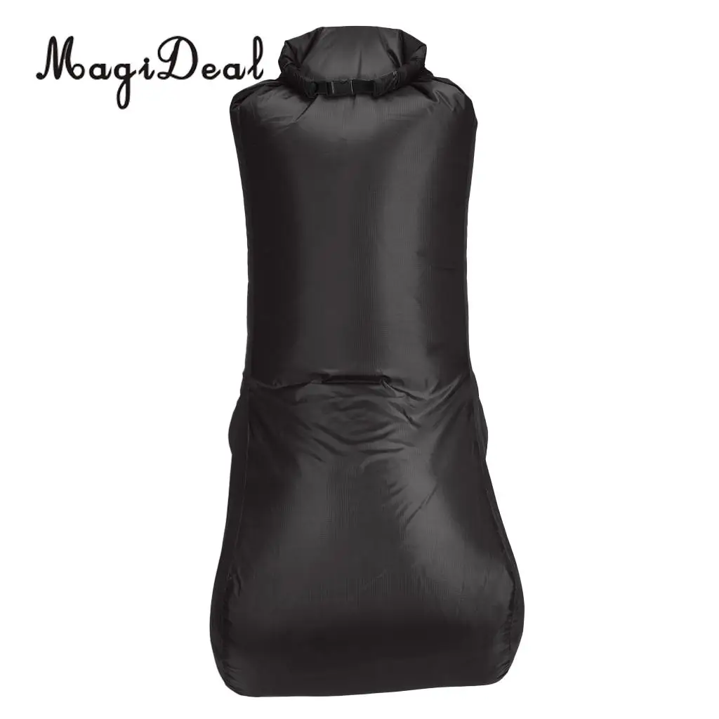 MagiDeal Inflating Beach Camping Lounger Back Pillow Chair Air Bed Lazy Sofa Black | Спорт и развлечения