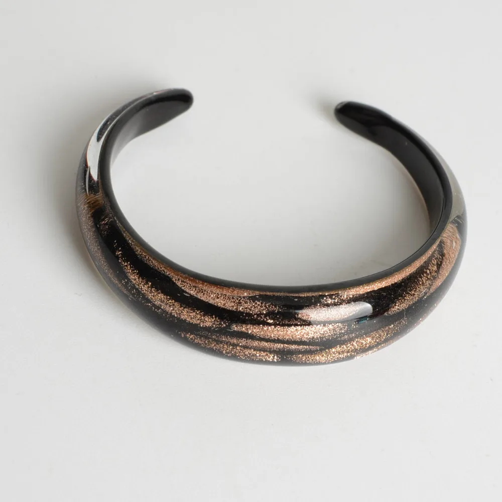 Круглый стеклянный Открытый браслет новые очаровательные ювелирные изделия для