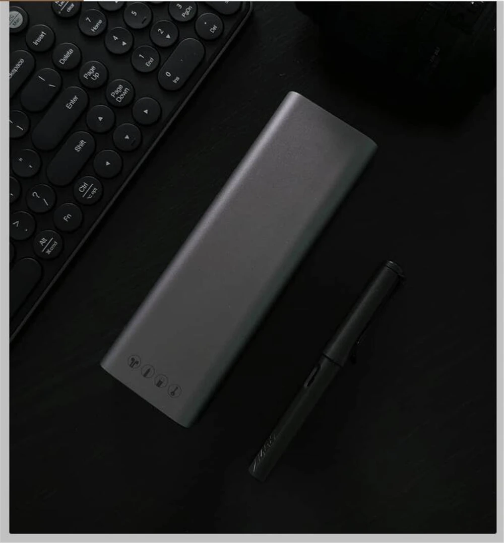 Xiaomi Mijia металлическая коробка для канцелярских принадлежностей MIIIW портативный чехол-карандаш для наушников Кабельный органайзер алюминиевый корпус кнопочный переключатель для школы и офиса