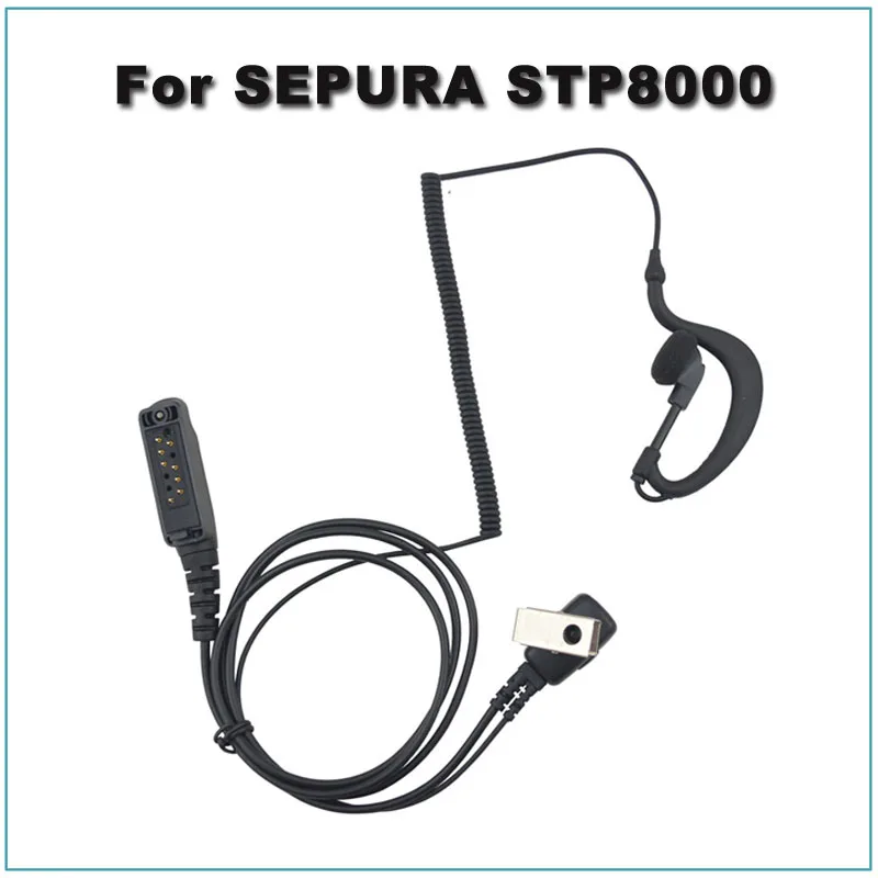 G образные наушники с микрофоном PTT для раций Sepura STP8000|headset lg cell phone|headset miniheadset bag |