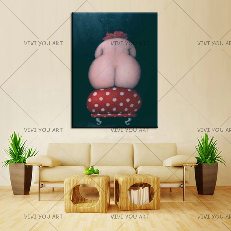 Naked Girl настенные картины Масляные 100% ручная роспись Современное Абстрактное