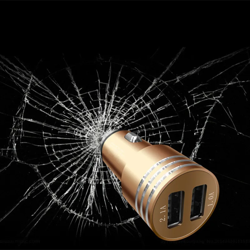 Универсальное автомобильное зарядное устройство 5 в 2 1 А + а с двумя usb портами