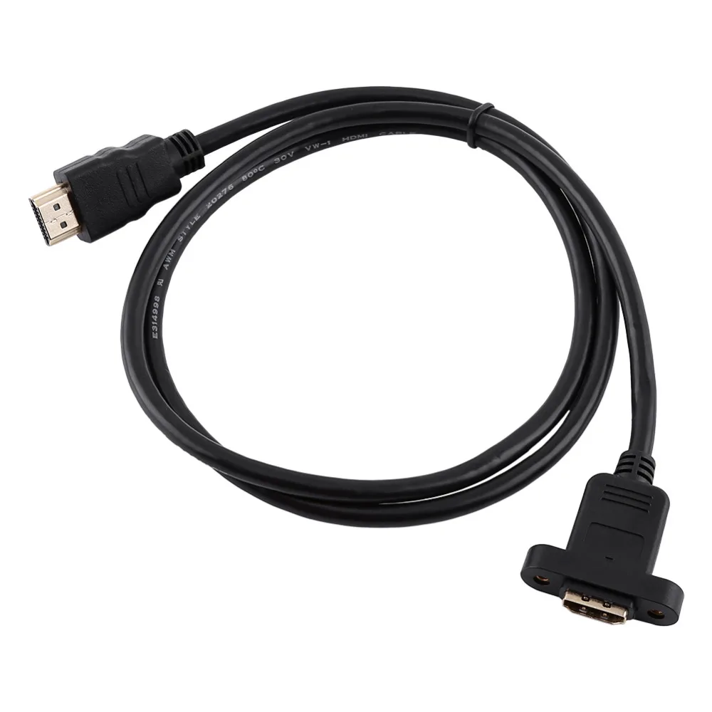 Новый Удлинительный кабель HDMI 1 м/0 3 м переходник типа Папа мама с винтовым