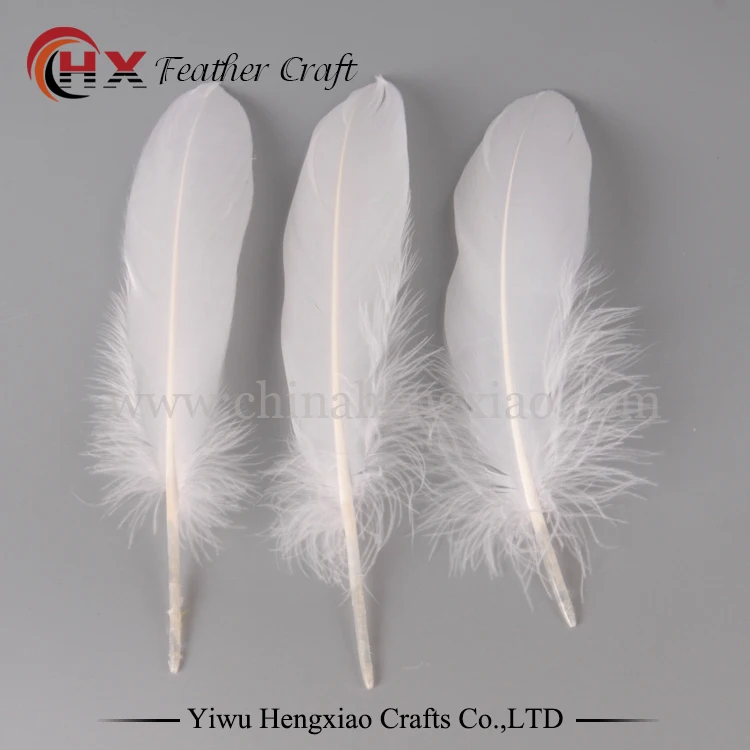 Хорошее качество перо 50 шт./лот натуральные белые гусиные перья 15 20 см украшение