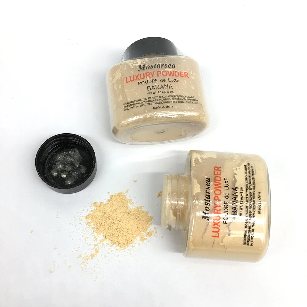 Бренд косметики Для женщин макияж Свободные банан порошок 1.5 унц. бутылки