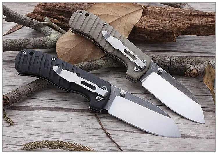 Llxxmm Открытый Тактические складные Ножи AUS 8 лезвие G10 ручка охотничьи ножи