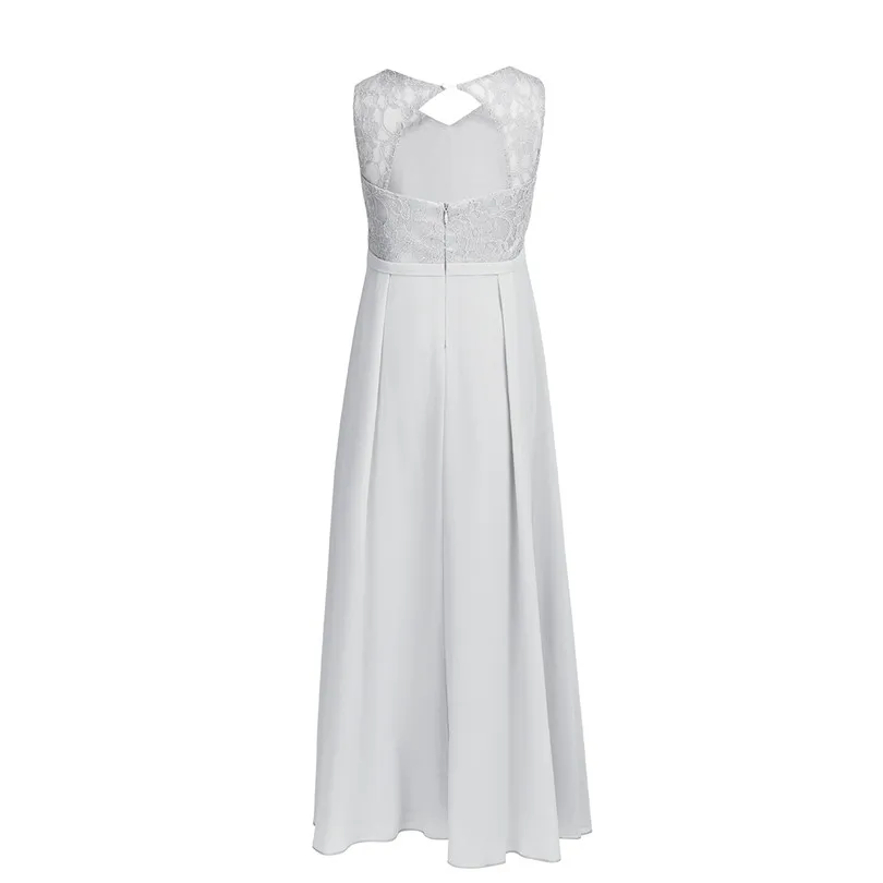 TiaoBug Элегантные Девушки Длинные Шифон Невесты Платья Принцесс Бальное платье