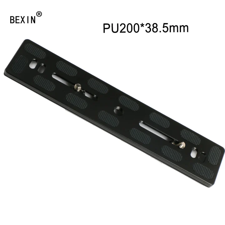 pu 200x38.5 Пластина быстрого крепления для камеры пластина быстрого крепления пластина для штатива 38,5 мм адаптер быстрого крепления PU пластина для dslr тренога для камеры с шаровой головкой - Цвет: pu 200x38.5