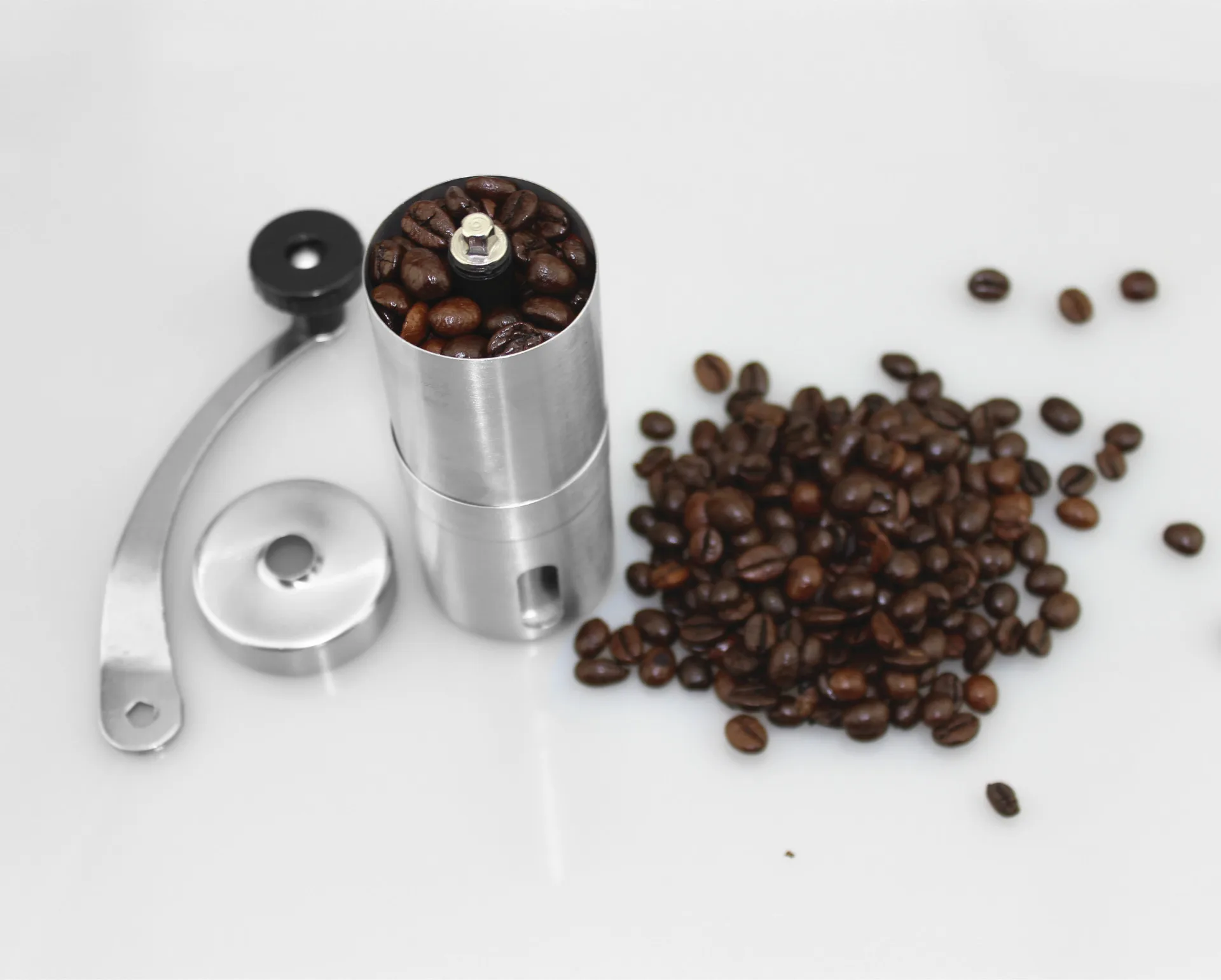 Supreme Quality Manual Coffee Grinder Stainless Steel Kitchen Hand Grind Bean Burr Mill Tool | Дом и сад