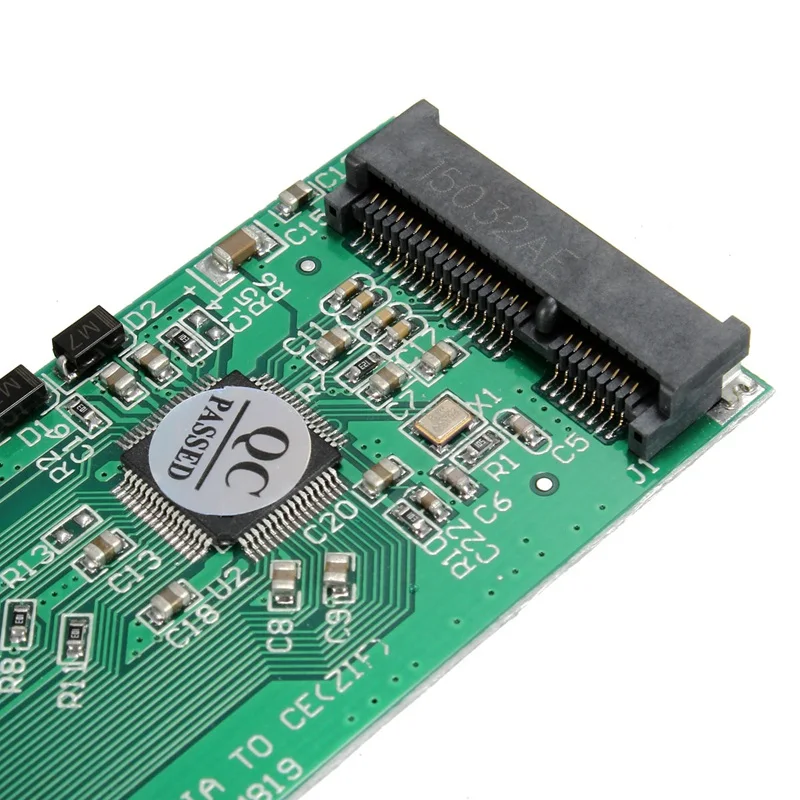 Mini mSATA PCI E 1 8 дюймов 3 В SSD к 40pin ZIF CE кабель конвертера адаптера карты|Корпус