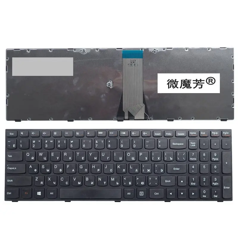 RU черный новый Для Lenovo G50 70 B50 45 70AT Z50 30 Клавиатура для ноутбука с русской