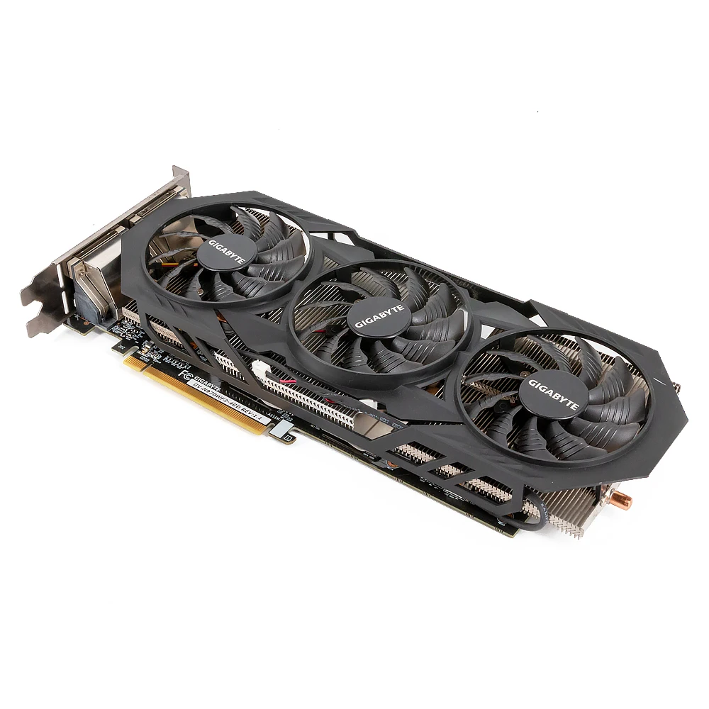 Gigabyte GV-N970WF3-4GD оригинальные видеокарты 256Bit GTX 970 4G GDDR5 видеокарта 2* DVI 1* HDMI 3* DP для Nvidia GeForce GTX970