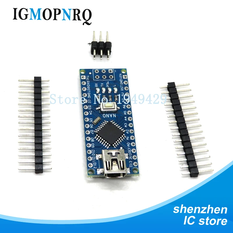 Контроллер Nano 3 0 V3.0 ATMEGA328P ATMEGA328 CH340 + USB-кабель 1 шт. | Электронные компоненты и