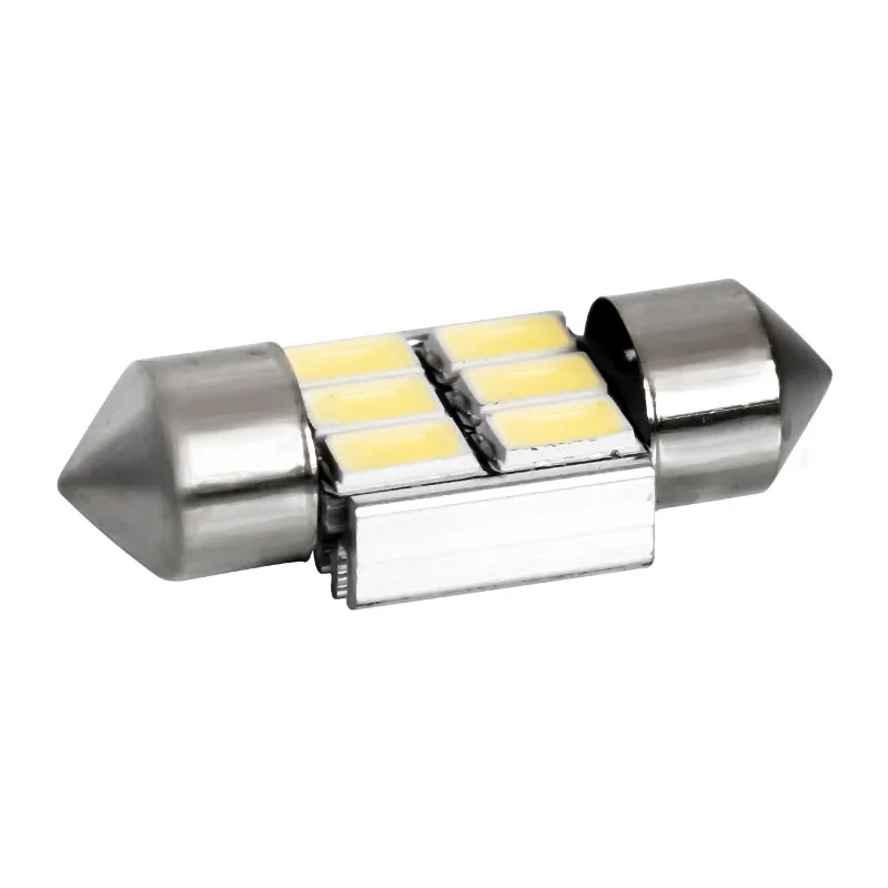 1 шт. 31 мм C5W C10W C3W SV8.5 6 светодиодов 5630 smd гирлянда CANBUS без ошибок автомобильный