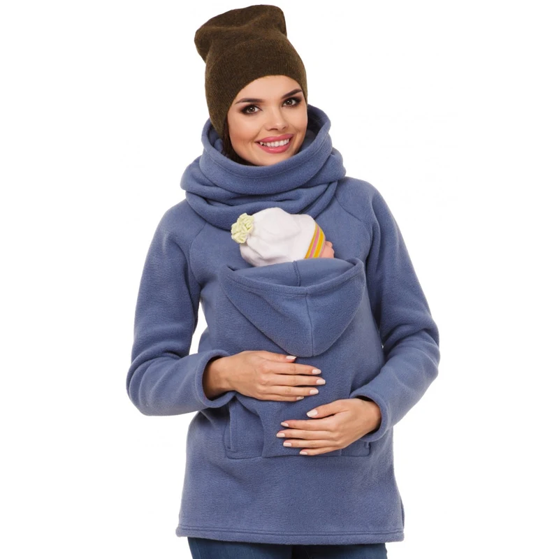 3 в 1 Многофункциональный свитер кенгуру для мамы осенне зимняя женская одежда