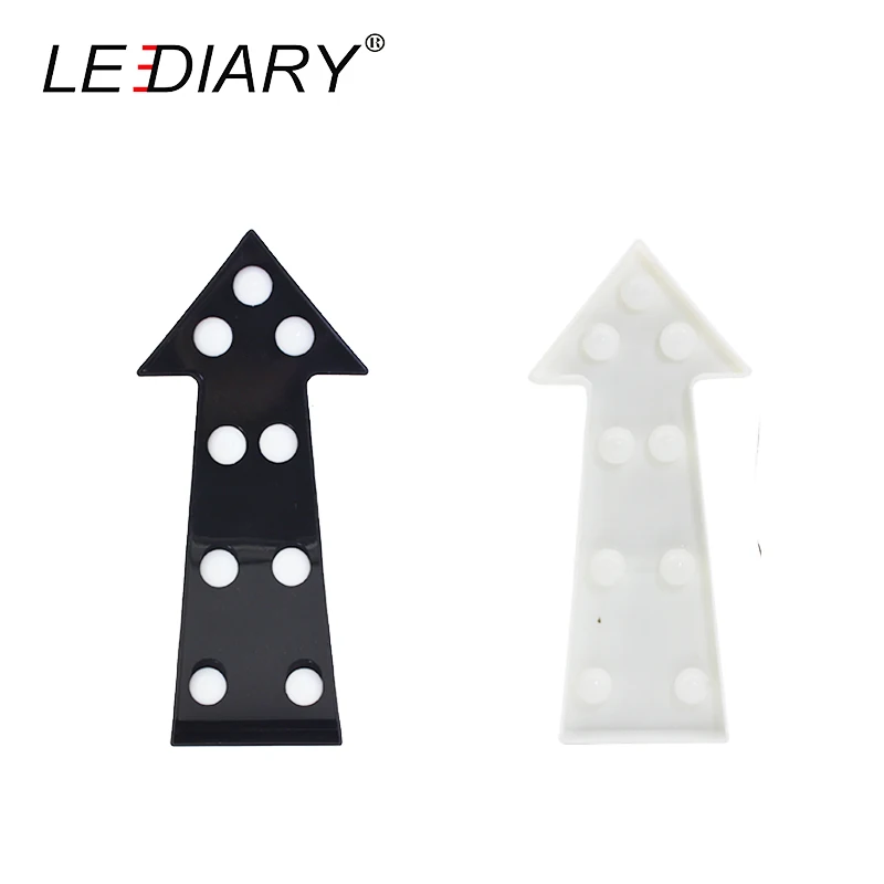 LEDIARY Creative Arrow Night Light черный белый вечеринка Рождество украшение для гостиной