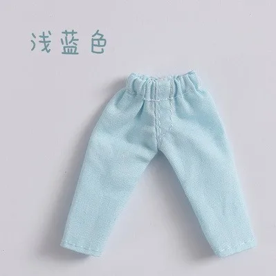 blue1 Новинка, 9 цветов, милая 1/6 Одежда для куклы bjd obitsu11, длинные штаны для 1/12 bjd, ob11, аксессуары для куклы, одежда - Цвет: blue1